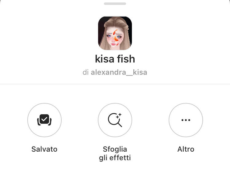 instagram filtro pesci rossi