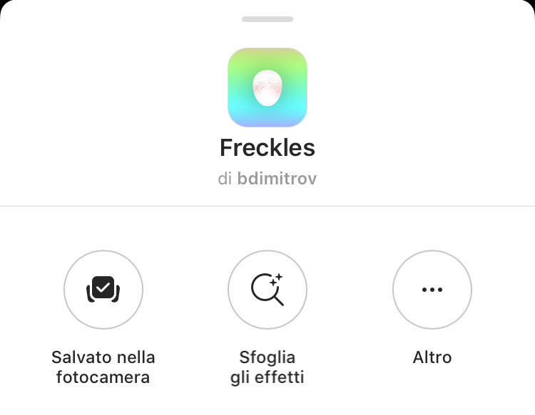 scaricare filtro instagram lentiggini
