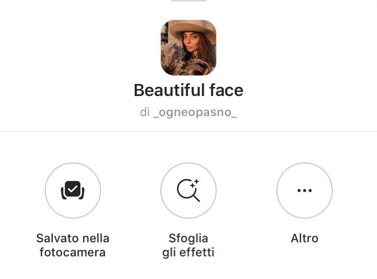 filtro bellezza instagram