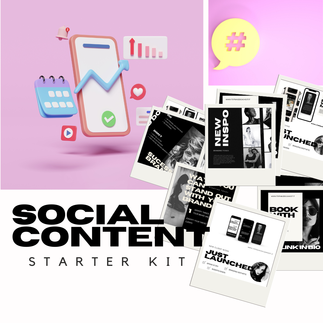 social media content starter kit